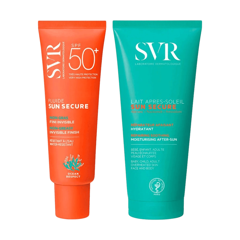 SVR SVR SUN SECURE FLUIDE SPF50 50ML APRS SOLEIL 50 ML GRATUIT - Prix au Maroc