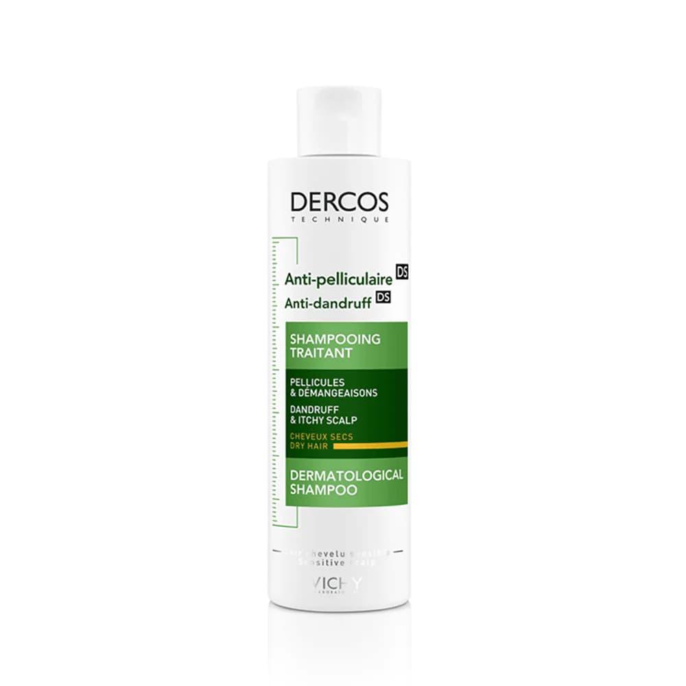 Vichy VICHY DERCOS SHAMPOOING ANTI-PELLICULAIRE CHEVEUX SECS 200ML - Prix au Maroc