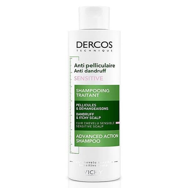 Vichy VICHY DERCOS SHAMPOOING ANTI-PELLICULAIRE Cuir chevelu sensible 200ml - Prix au Maroc