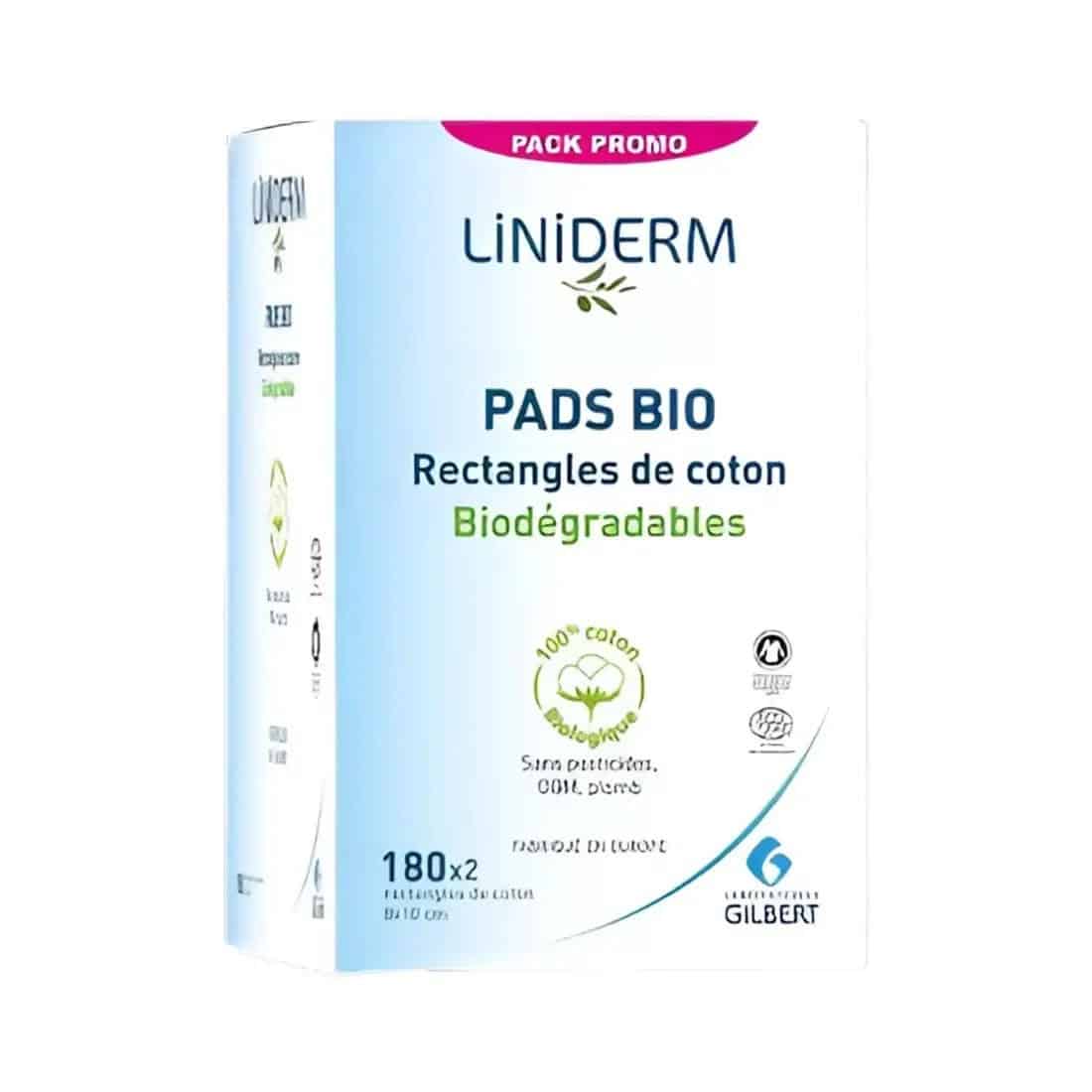 Gilbert GILBERT PACK PROMO PADS BIO RECTANGLES DE COTON 1802 - Prix au Maroc