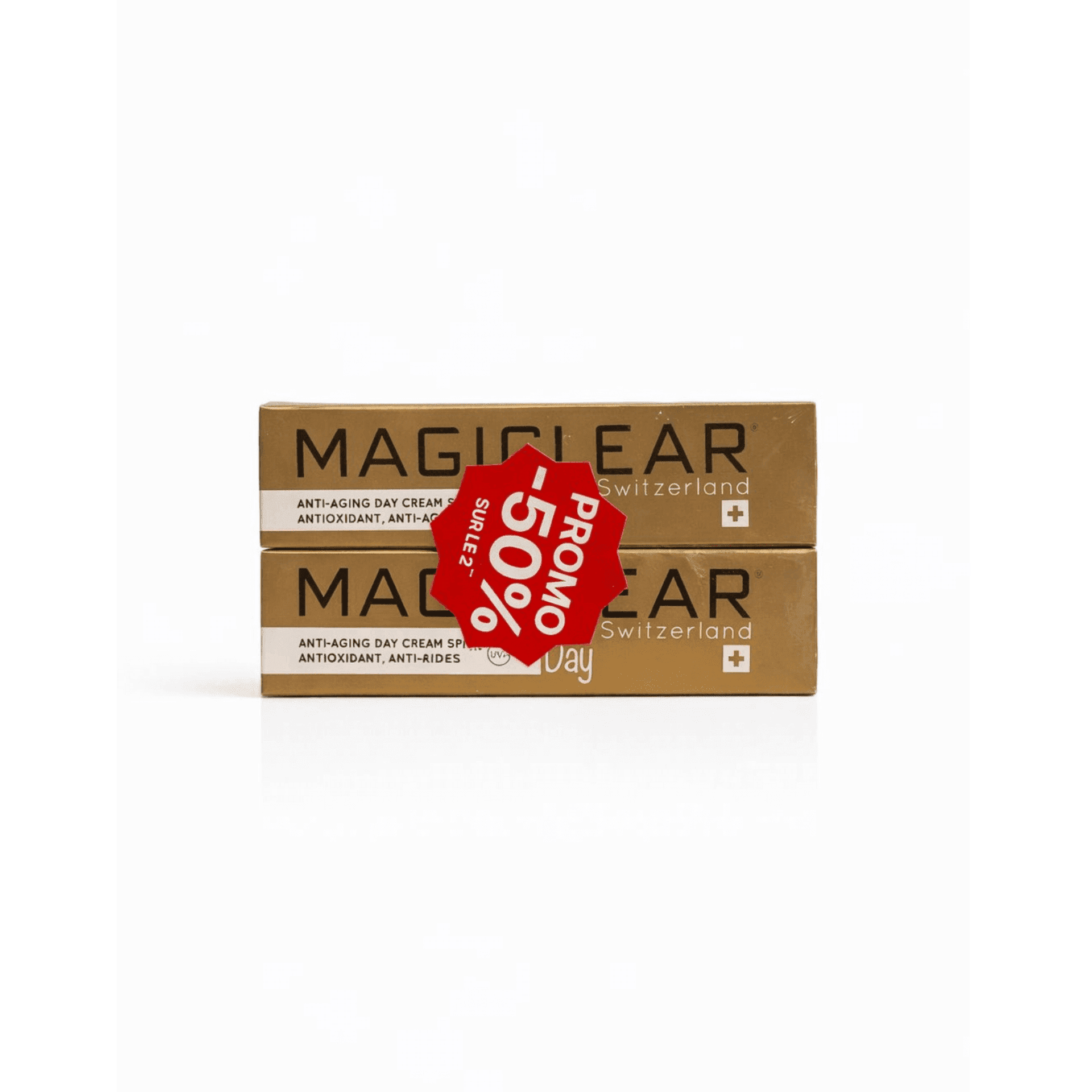 Magiclear MAGICLEAR CRME DE JOUR ANTI-GE SPF 15  PACK DE 2 - Prix au Maroc