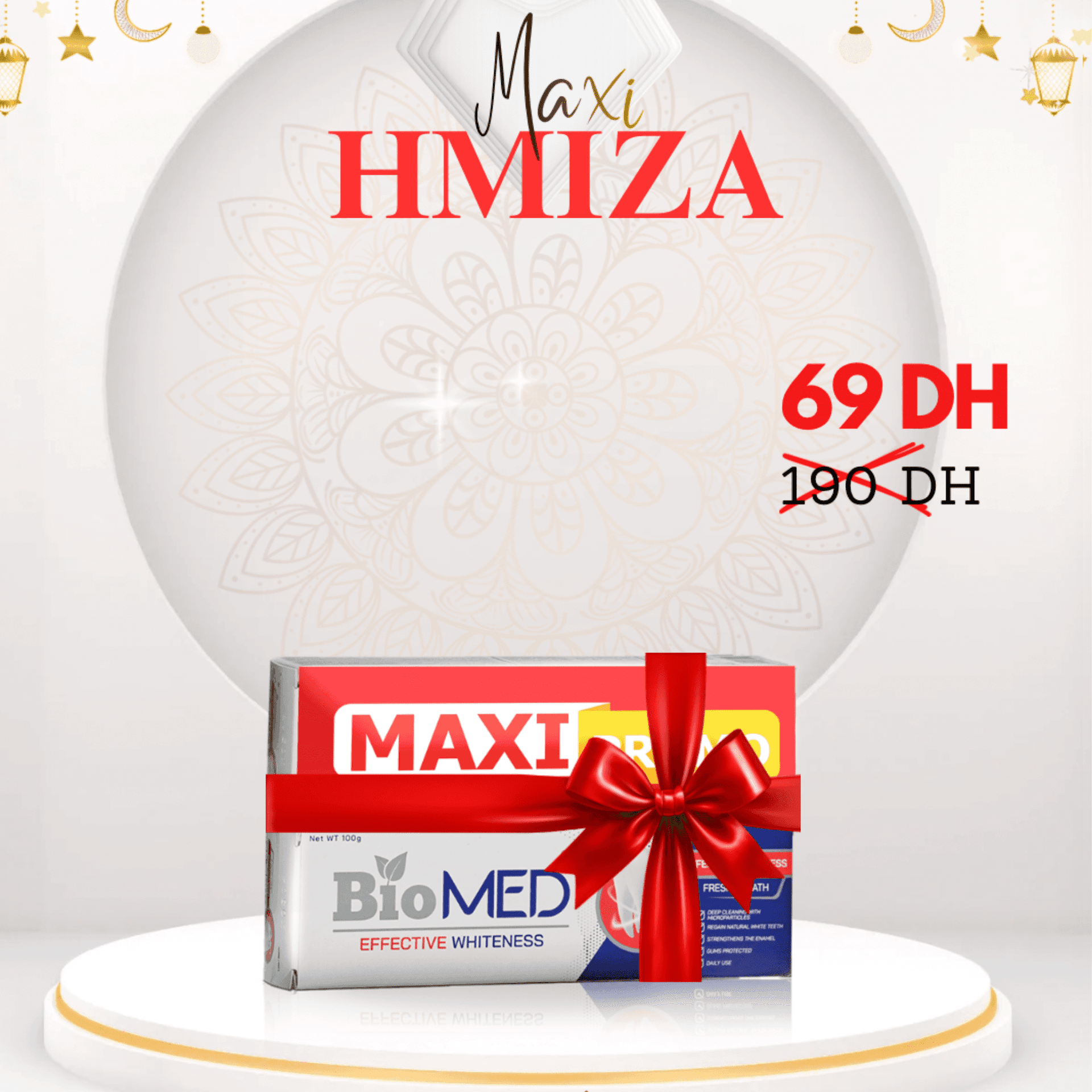 Biomed BIOMED PACK DUO DENTIFRICE - Prix au Maroc