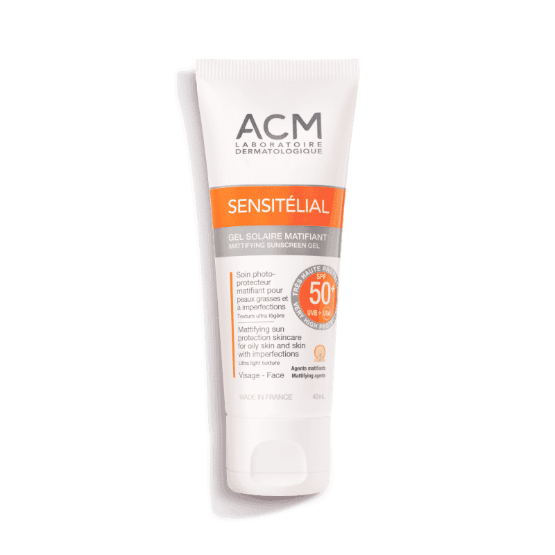 ACM ACM SENSITÉLIAL GEL SOLAIRE MATIFIANT SPF 50+ 40ml - Prix au Maroc