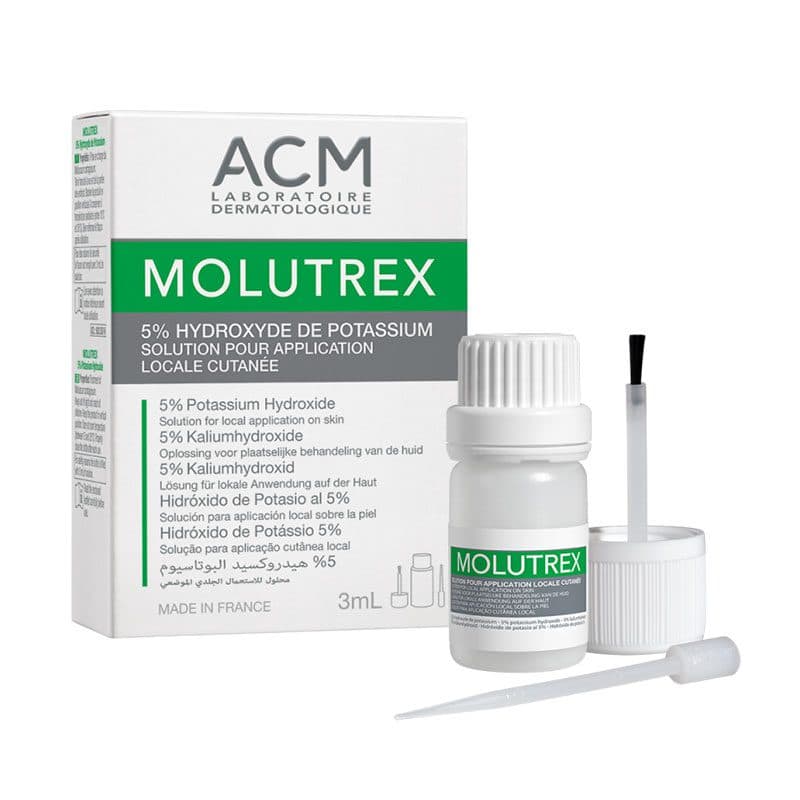 ACM ACM MOLUTREX 5% HYDROXYDE DE POTASSIUM 3mL - Prix au Maroc