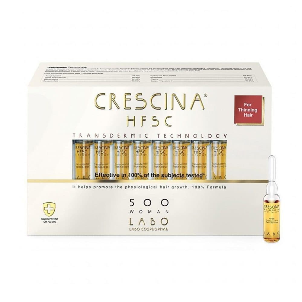 Crescina CRESCINA HFSC TRANSDERMIC 500 FEMME 3,5mL x20 ampoules - Prix au Maroc