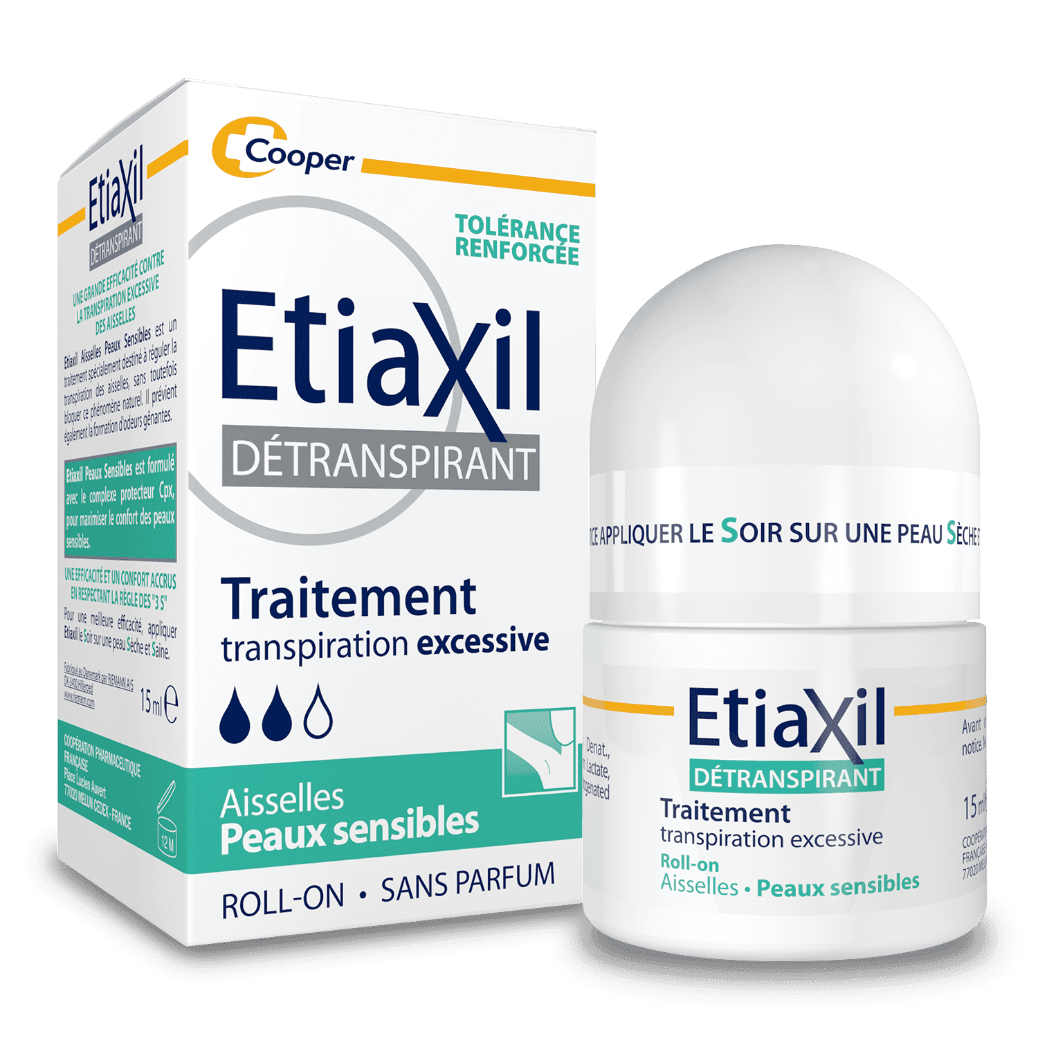 Etiaxil Etiaxil Détranspirant Peaux Sensibles aisselles 15ml - Prix au Maroc