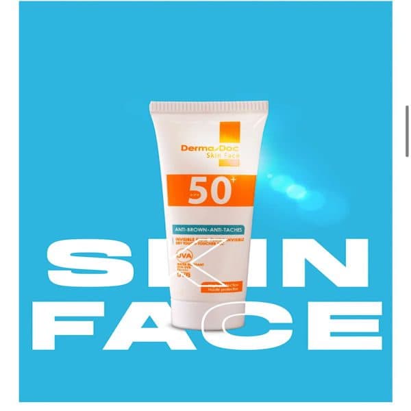 Dermadoc DERMADOC ECRAN SOLAIRE SPF50+ INVISIBLE 50ML - Prix au Maroc