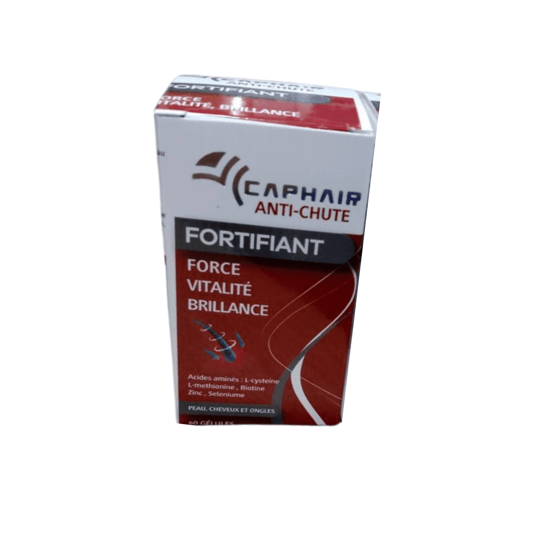 Caphair CAPHAIR ANTI CHUTE COMPLEMENT 60 gélules - Prix au Maroc