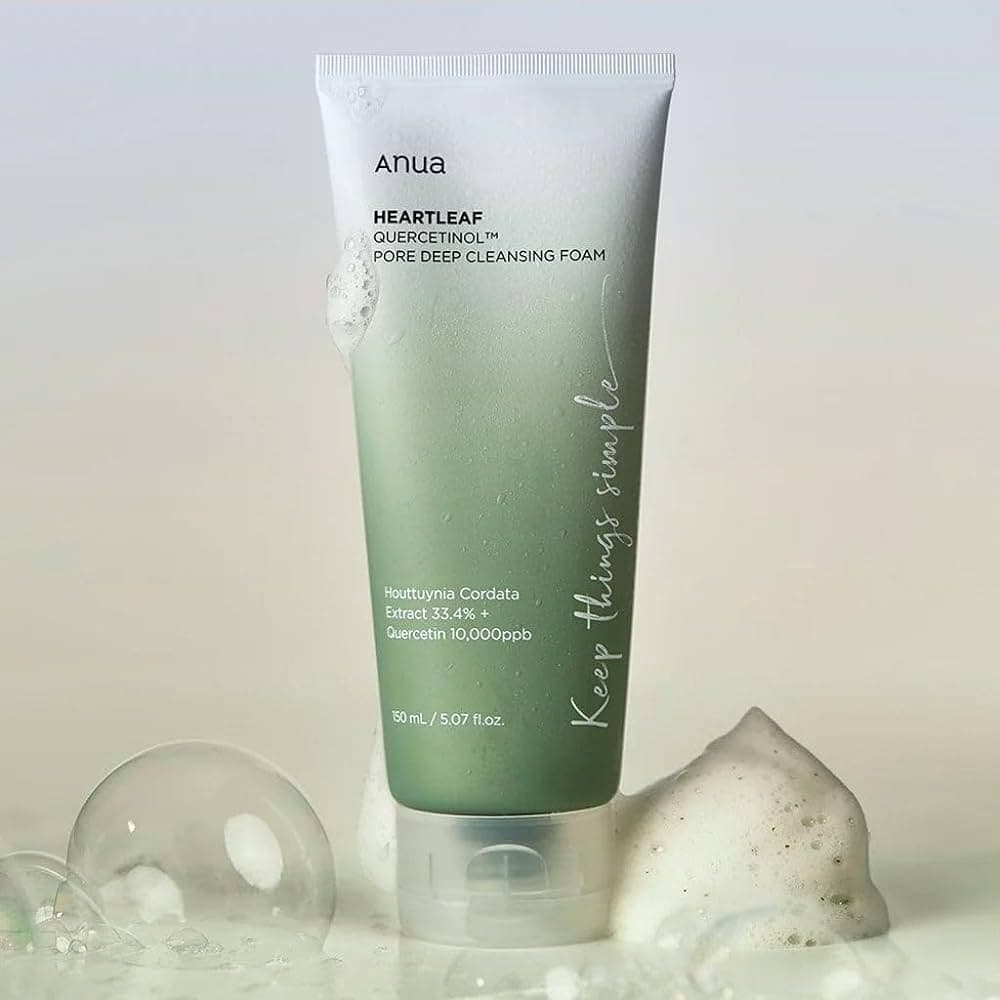 Anua ANUA HEARTLEAF QUERCETINOL PORE DEEP NETTOYANT MOUSSANT 150ML - Prix au Maroc