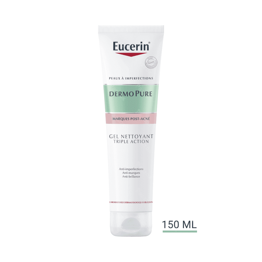 Eucerin EUCERIN DERMOPURE GEL NETTOYANT TRIPLE ACTION 150ml - Prix au Maroc