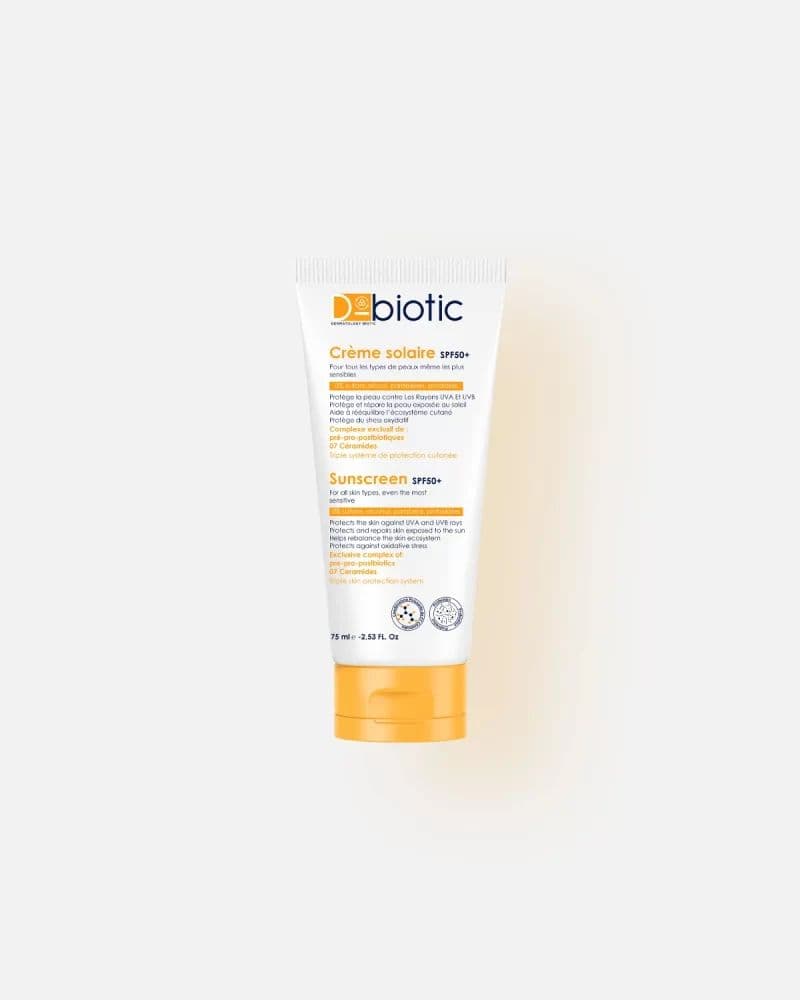 D-biotic D-biotic Crème Solaire SPF50+ 75ml - Prix au Maroc