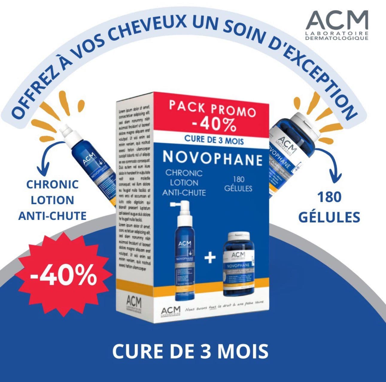 ACM ACM NOVOPHANE PACK PROMO DE 3MOIS - Prix au Maroc
