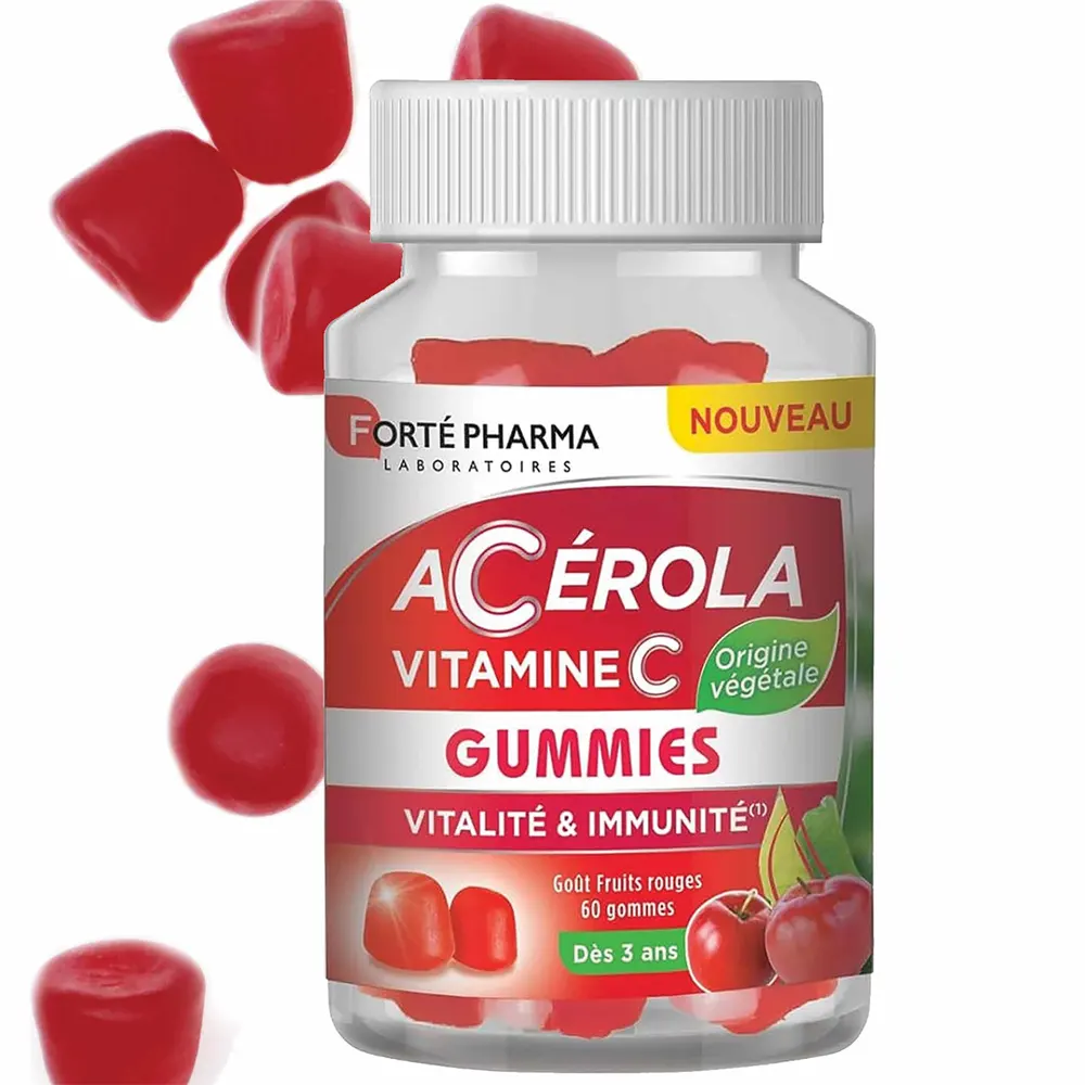 Acerola ACEROLA VITAMINE C GUMMIES-FORTE PHARMA - Prix au Maroc