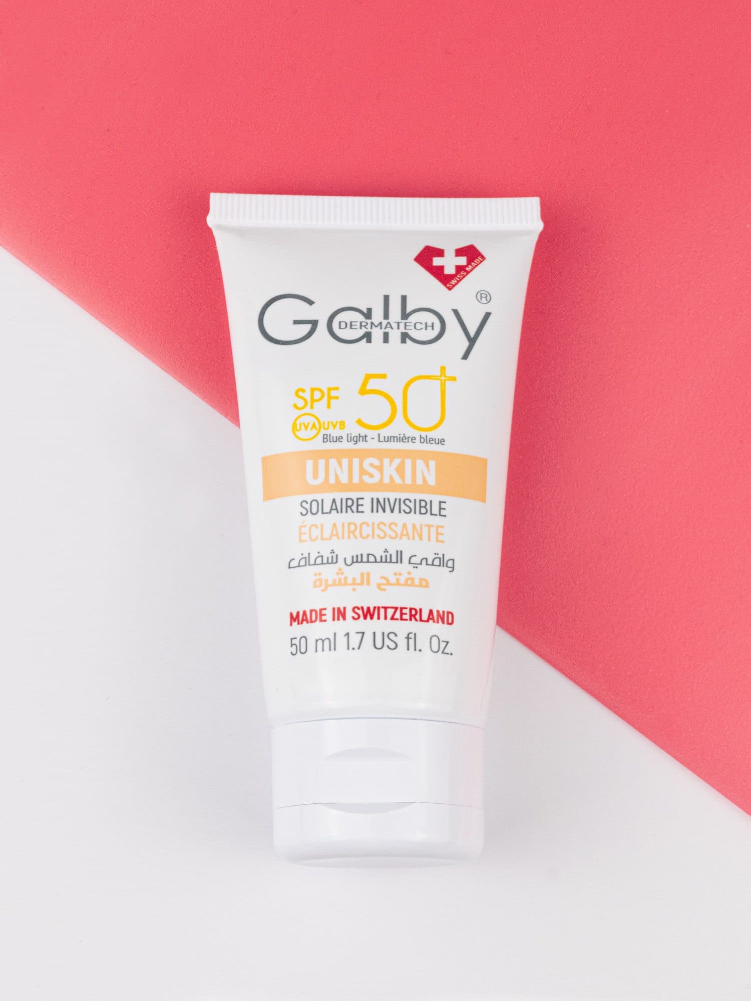 Galby GALBY DERMATECH UNISKIN CRME SOLAIRE CLAIRCISSANTE SPF 50 - Prix au Maroc
