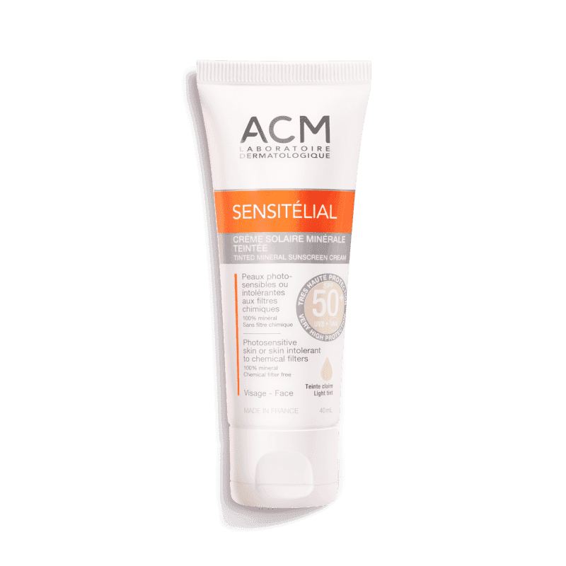 Acheter ACM SENSITÉLIAL CRÈME MINÉRALE SPF50+ TEINTE CLAIRE 40ml de ACM au Maroc - Parapharmacie