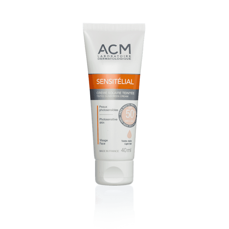 Acheter ACM SENSITÉLIAL CRÈME TEINTE CLAIRE SOLAIRE SPF 50+ 40ml de ACM au Maroc - Parapharmacie