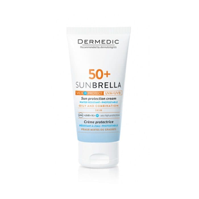 Dermedic DERMEDIC SUNBRELLA SPF50+ PEAUX GRASSES À MIXTES