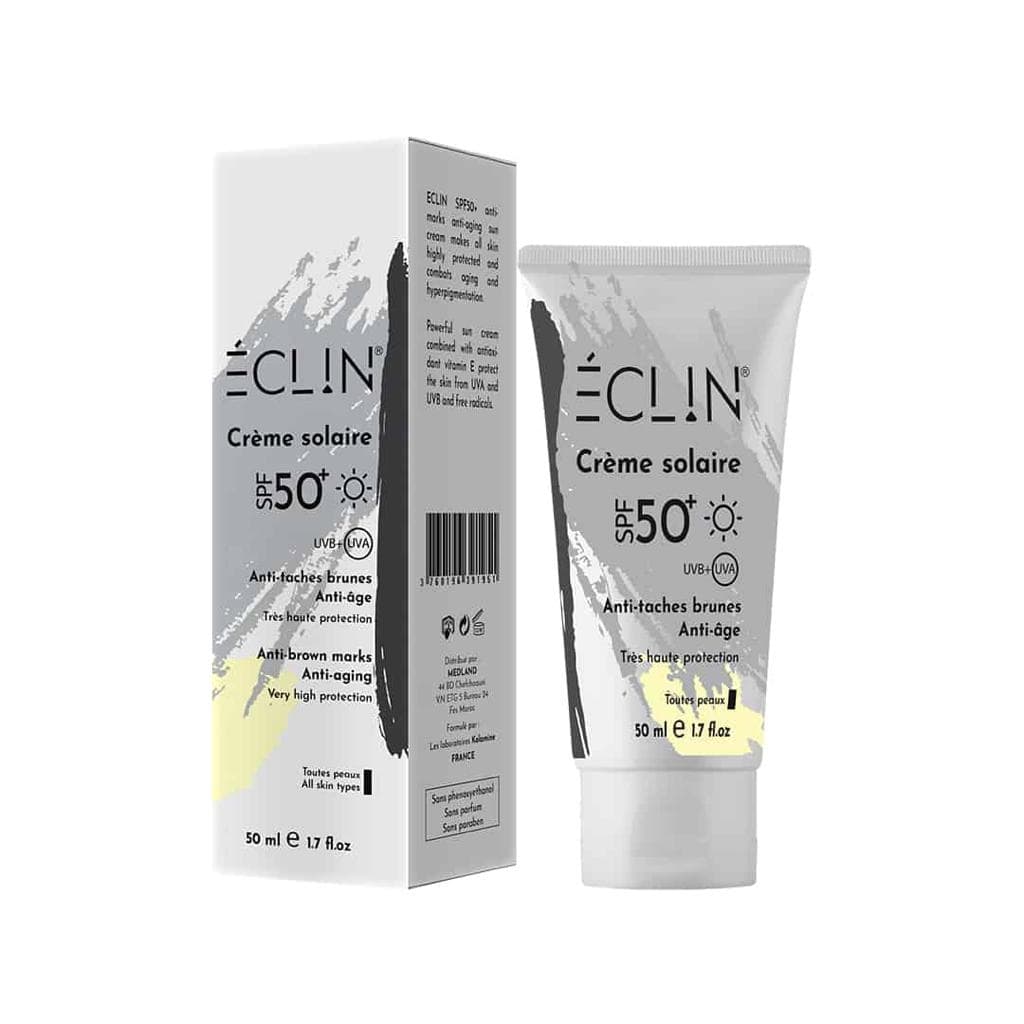 Eclin ECLIN CREME SOLAIRE SPF50+ ANTI TACHES ANTI AGE 50mL