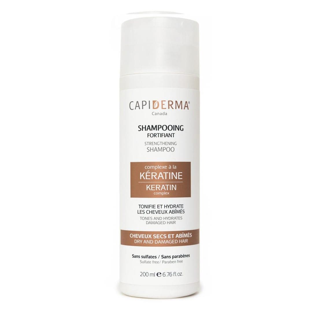Acheter CAPIDERMA SHAMPOING FORTIFIANT KERATINE 200mL de Capiderma au Maroc - Parapharmacie
