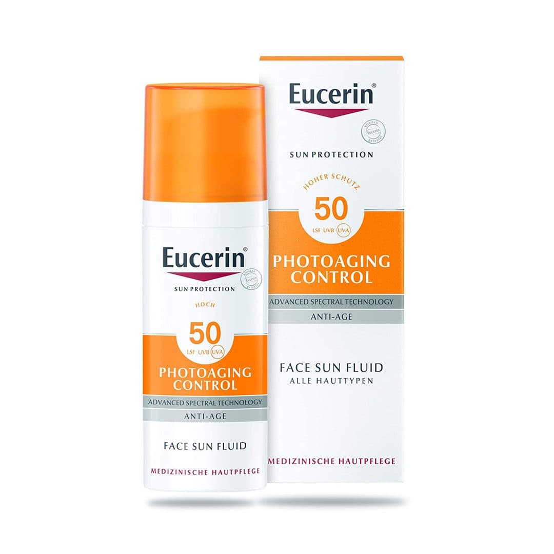 Acheter EUCERIN SUN PROTECTION PHOTOAGING CONTROL SUN FLUID SPF50 50mL de Eucerin au Maroc - Parapharmacie