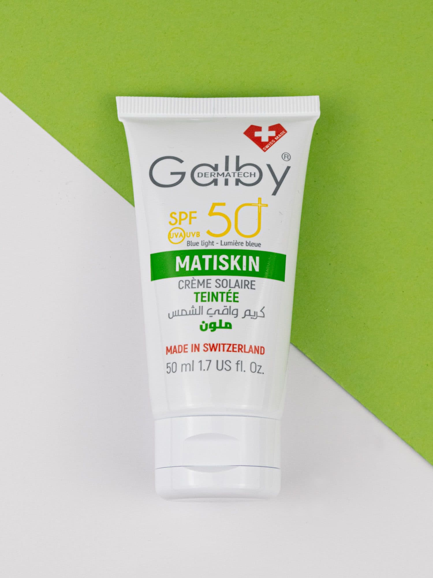 Acheter GALBY DERMATECH MATISKIN CRÈME SOLAIRE TEINTEE SPF 50+ de Galby au Maroc - Parapharmacie