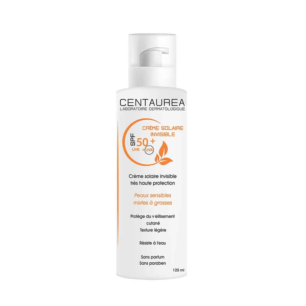 Acheter CENTAUREA CRÈME SOLAIRE INVISIBLE SPF 50+ 125ml de Centaurea au Maroc - Parapharmacie