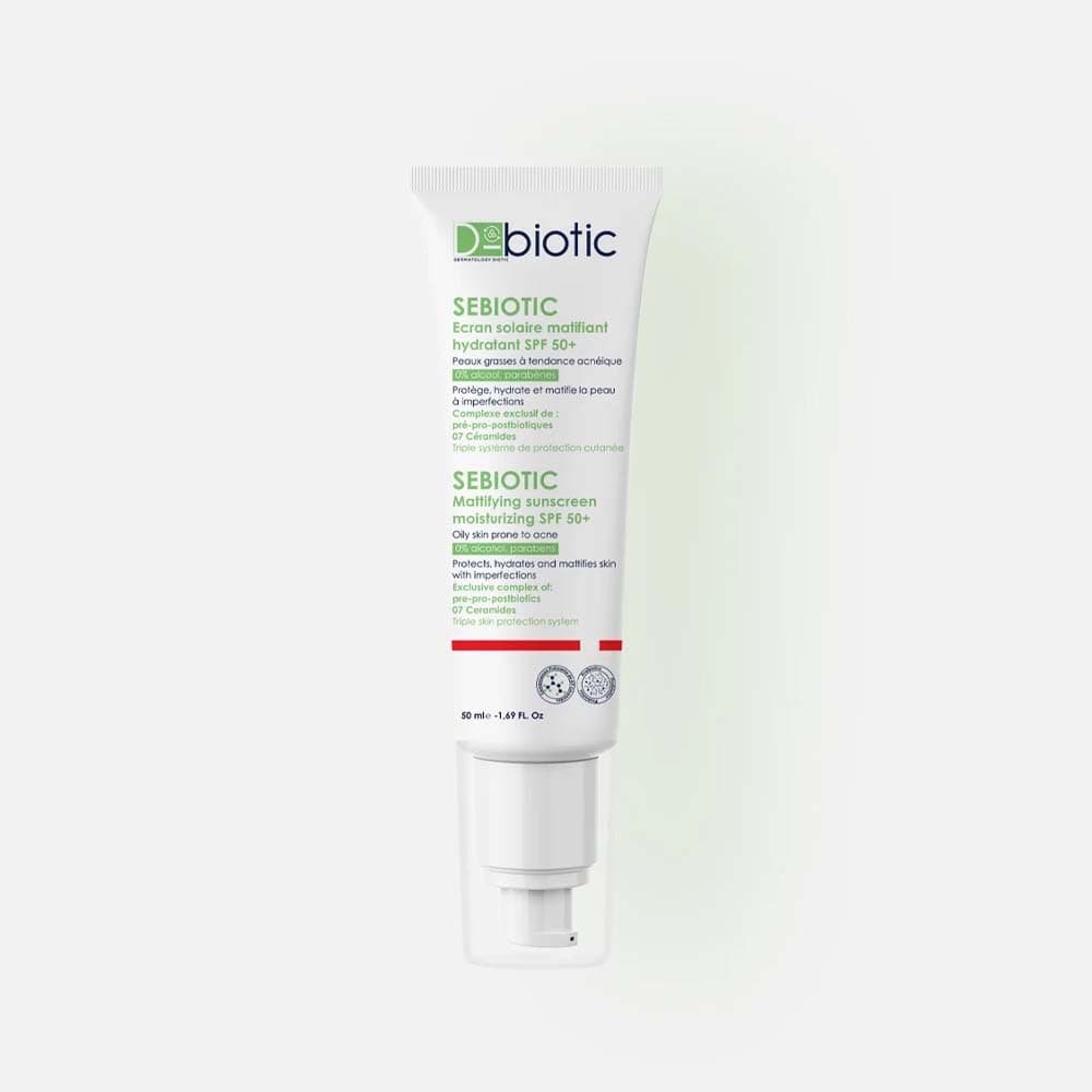 Acheter D-BIOTIC SEBIOTIC ECRAN SOLAIRE MATIFIANT SPF50+ 50ml de D-Biotic au Maroc - Parapharmacie