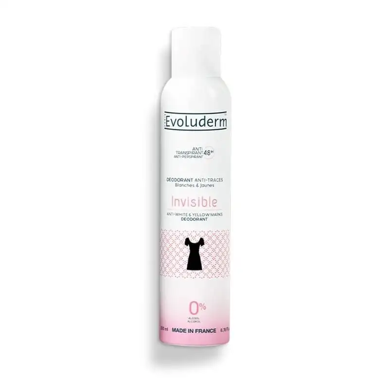 Acheter EVOLUDERM DEODORANT INVISIBLE 200ML de Evoluderm au Maroc - Parapharmacie